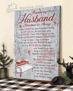 Remembering A Wonderful Husband At Christmas And Always Cardinals Memorial Gift Poster