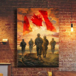 Canadian Country Veterans After The Battle Poster Canvas Best Gift For Canada Lovers