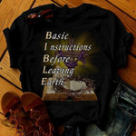 Bible Basic Intruction Before Leaving Earth Cross Jesus T-shirt Best Gift For Jesus Lovers
