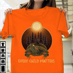 Every Child Matter Girl Holding Baby On Turtles Back T-shirt Best Gift For Child Lover For Turtle Lovers