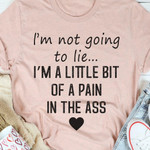 Im Not Going To Lie Im A Little Bit Of A Pain In The As Classic T-Shirt Gift For Yourself