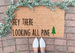 They There Looking All Pine Tree Christmas Doormat Gift For Christmas Holiday Lovers Winter Decor