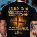 John 3:16 For God So Loved The World That He Gave His Son Life Classic T-Shirt Gift For Jesus God Believers