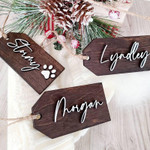 Christmas Stocking Name Tags Personalized Christmas Ornaments