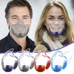 🔥NEW YEAR SALE🔥 Reusable Filter Face Shield Mask Transparent