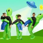 Alien Abducting Human Inflatable Costume 🔥 BUY 2 GET FREE SHIPPING 🔥