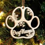 Personalized Paw Ornament (Dog & Cat)