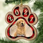 Pets And Color Paws - Personalized Shaped Ornament