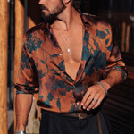 Fashion Silk Fabric Printed Shirt 🔥FATHER'S DAY SALE 50% OFF🔥