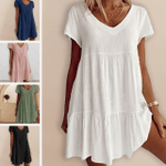 V Neck Casual Short Sleeve Dress 🔥HOT SALE 50%🔥