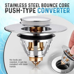 Universal Basin Pop-up Drain Filter Metal Bounce Core Push-Type 🔥HOT DEAL - 50% OFF🔥