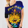 Alohazing Off-shoulder Women T-shirt Sweater Blessed To Be Call MiMi