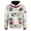 Nasa Apollo 11 Armstrong Spacesuit Custom Hoodie