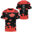 Anime Naruto Shippuden Akatsuki Group Custom T-Shirt