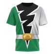 Power Rangers Dino Fury Green Ranger Custom T-Shirt
