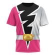 Power Rangers Dino Fury Pink Ranger Custom T-Shirt
