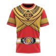 King Tyranno Hybrid Red Gold Zeo Mighty Power Ranger Custom T-Shirt