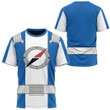 Power Rangers: Operation Overdrive Blue Ranger Custom T-Shirt