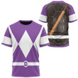 Teenage Mutant Ninja Rangers Donatello Purple Ranger Custom T-Shirt