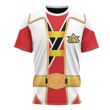 Power Rangers Super Samurai Red Ranger Custom T-Shirt
