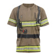 Emergency Services Firefighter Custom T-Shirt