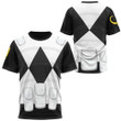 Mighty Morphin Power Rangers Sentry Black Mastodon Custom T-Shirt