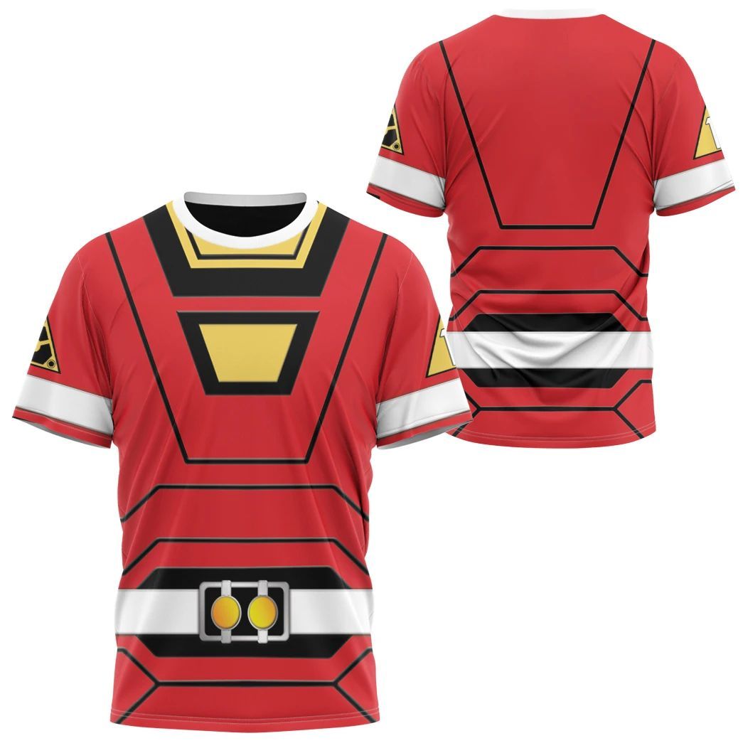 Power Rangers Turbo Red Ranger Custom T-Shirt