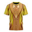 Singer Elvis Presley Gold Lame Suit Custom T-Shirt
