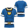Power Rangers Turbo Blue Ranger Custom T-Shirt