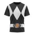 Movie Mighty Morphin Black Power Rangers Custom T-Shirt
