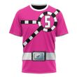 Ressha Sentai Toqger ToQ 5gou Pink Custom T-Shirt