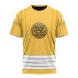 Mighty Morphin Power Ranger Ninja Rangers Yellow Bear Custom T-Shirt