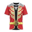 Power Rangers Super Megaforce Red Ranger Cosplay Custom T-Shirt