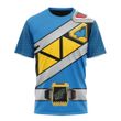 Blue Dino Charge Power Rangers Custom T-Shirt