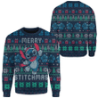 Merry Stitchmas Ugly Christmas Custom Sweatshirt