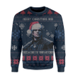 Merry Christmas And Toss A Coin To Your Witcher Ugly Christmas Custom Sweatshirt