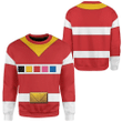 Red Power Rangers In Space Custom Sweatshirt