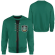 Movie HP Quidditch Robes Green Cosplay Custom Sweatshirt