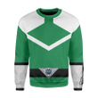 Green Power Rangers Time Force Custom Sweatshirt