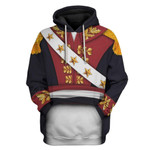 Alohazing 3D General Toussaint Louverture Military Suit Custom  Hoodie Apparel