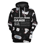 Alohazing 3D Stay At Home Gamer is My Q Character Custom  Hoodie Apparel