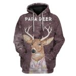 Custom T-shirt - Hoodies PAPA Deer