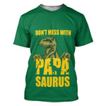 Alohazing 3D Papasaurus Custom T-Shirts Apparel