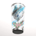 Alohazing 3D And Into The Forest I Go To Lose My Mind And Find My Soul Glitter Custom Design Vacuum Insulated Tumbler