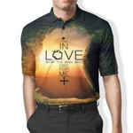 Custom Polo T-Shirt I Fell In Love With The Man Who Died For Me