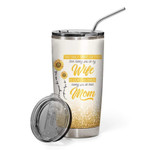 Alohazing 3D Mother's Day Gift For Wife Glitter Custom Name Design Vacuum Insulated Tumbler