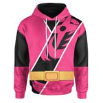 Power Ranger Ninja Steel Pink Ranger Custom Hoodie