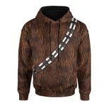 SW Wookiee Chewbacca Warrior Cosplay Custom Hoodie