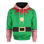 Elf Christmas Cosplay Hoodie