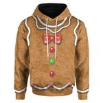 Christmas Gingerbread Cosplay Custom Hoodie